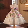Flower Fairy Dress for Toddler Girls | Birthday & Flower Girl Outfit | KLFFLGID